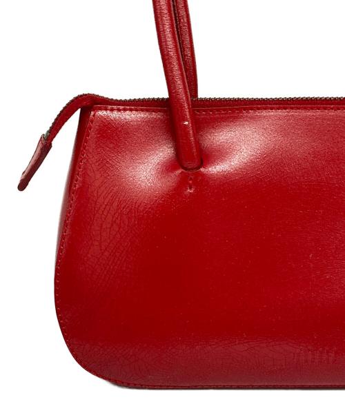 MIU MIU（ミュウミュウ）MIU MIU (ミュウミュウ) レザーミニハンドバッグ レッドの古着・服飾アイテム