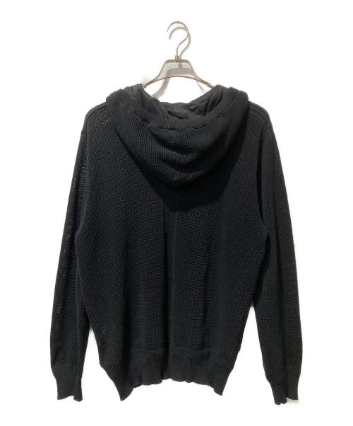 DIESEL（ディーゼル）DIESEL (ディーゼル) K-LIDY-NEW メッシュパーカー ブラック サイズ:Lの古着・服飾アイテム