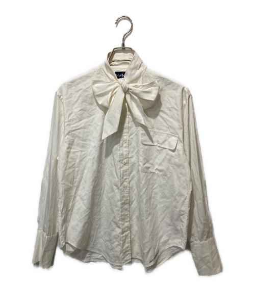 RALPH LAUREN（ラルフローレン）RALPH LAUREN (ラルフローレン) ボウタイシャツ ホワイト サイズ:SIZE 12の古着・服飾アイテム