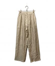 CLANE（クラネ）の古着「SHEER AIRY PANTS」｜ベージュ