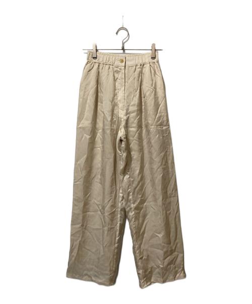 CLANE（クラネ）CLANE (クラネ) SHEER AIRY PANTS ベージュ サイズ:SIZE1の古着・服飾アイテム