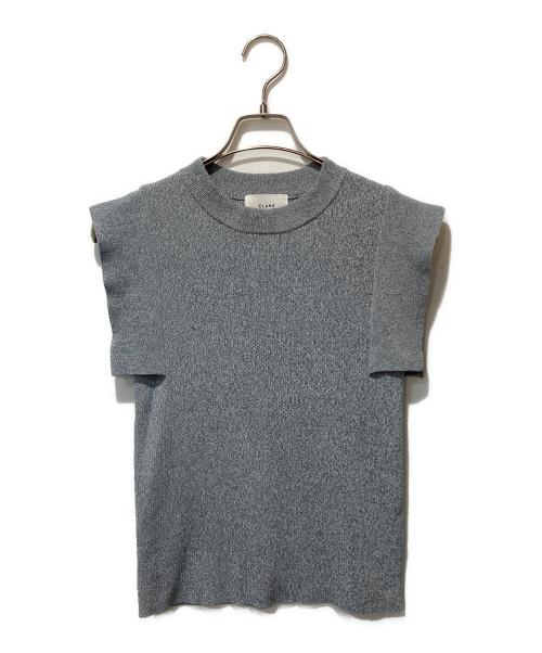CLANE（クラネ）CLANE (クラネ) SQUARE SLEEVE KNIT TOPS グレー サイズ:1の古着・服飾アイテム