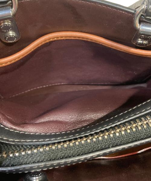 COACH（コーチ）COACH (コーチ) ローグ 20・ヘアカーフ・ゼブラ プリント ブラックの古着・服飾アイテム