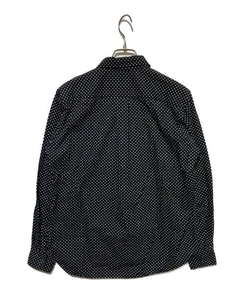 BLACK COMME des GARCONS（ブラックコムデギャルソン）BLACK COMME des GARCONS (ブラックコムデギャルソン) ドット柄シャツ ブラック サイズ:Ｓの古着・服飾アイテム