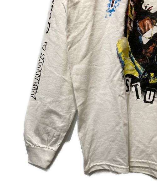 glamb（グラム）glamb (グラム) hide (ヒデ) コラボプリントカットソー ホワイト サイズ:Sの古着・服飾アイテム