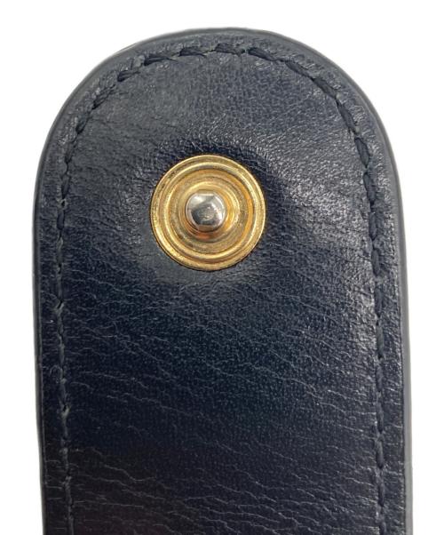 CELINE（セリーヌ）CELINE (セリーヌ) マカダム 二つ折り財布 ブラック×ブラウンの古着・服飾アイテム