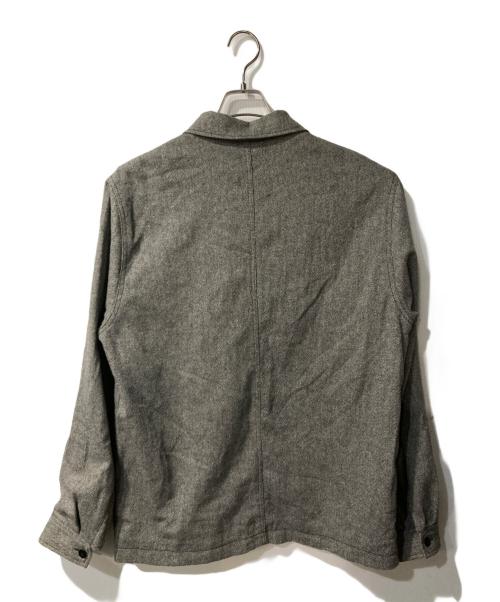 stussy（ステューシー）stussy (ステューシー) 裏カモ柄ウールジャケット グレー サイズ:ＸＬの古着・服飾アイテム