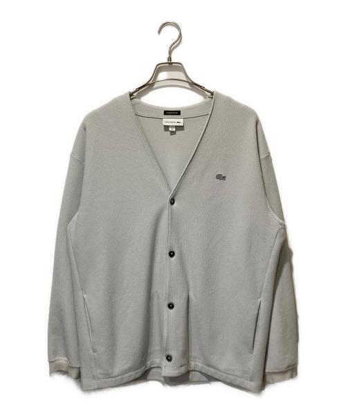 LACOSTE（ラコステ）LACOSTE (ラコステ) 1TONE CARDIGAN グレー サイズ:Lの古着・服飾アイテム