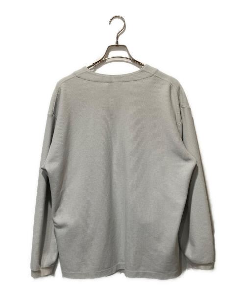LACOSTE（ラコステ）LACOSTE (ラコステ) 1TONE CARDIGAN グレー サイズ:Lの古着・服飾アイテム