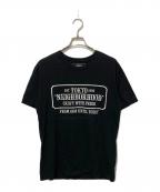 NEIGHBORHOODネイバーフッド）の古着「BAR&SHIELD Tシャツ」｜ブラック