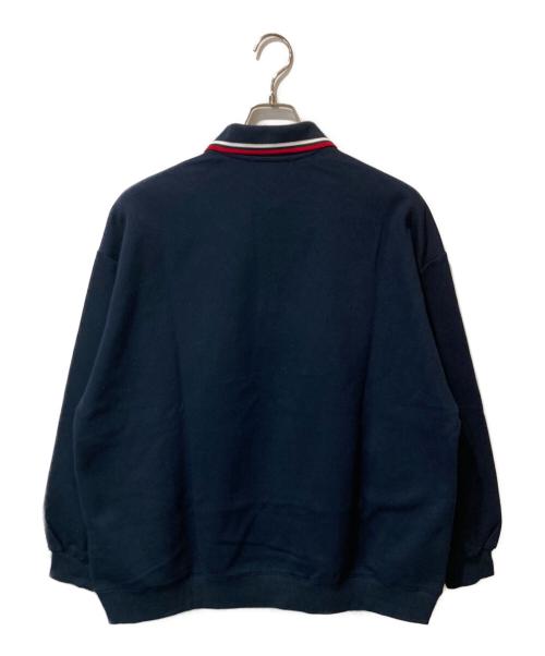 FRED PERRY（フレッドペリー）FRED PERRY (フレッドペリー) BEAMS (ビームス) 別注 Long Sleeve Pique Polo Shirt ネイビー サイズ:Mの古着・服飾アイテム