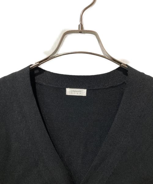 crepuscule（クレプスキュール）crepuscule (クレプスキュール) Washi Cardigan ブラック サイズ:SIZE2の古着・服飾アイテム