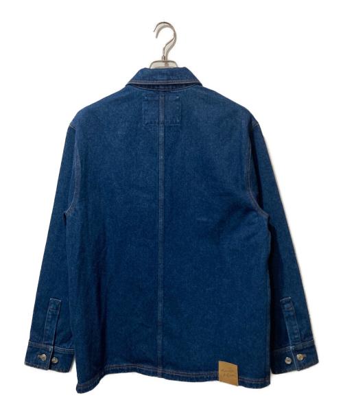 maison kitsune（メゾンキツネ）MAISON KITSUNE (メゾンキツネ) DENIM WORKWEAR JACKET インディゴ サイズ:Mの古着・服飾アイテム