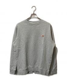 maison kitsune（メゾンキツネ）の古着「FOX HEAD PATCHスウェット」｜グレー