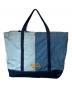 MAISON KITSUNE (メゾンキツネ) Fox Head Denim Weekender Tote Bag インディゴ：12000円