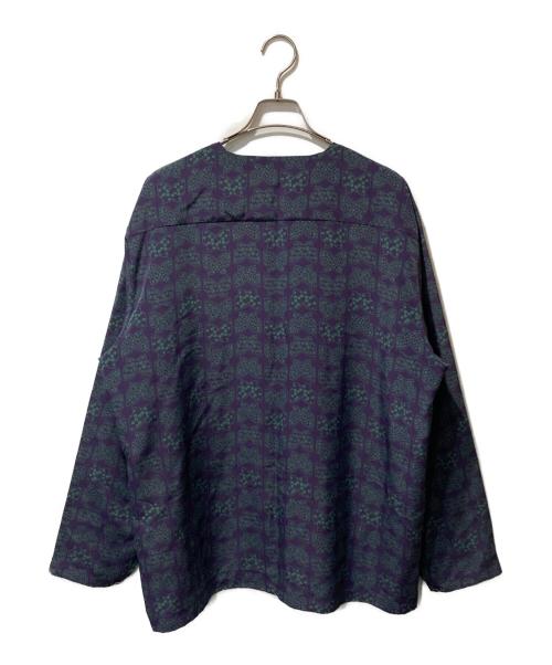 Needles（ニードルズ）Needles (ニードルズ) 総柄カーディガン パープル サイズ:Lの古着・服飾アイテム