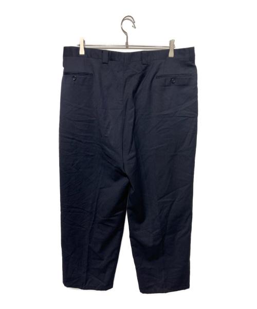 ARMANI COLLEZIONI（アルマーニ コレツィオーニ）ARMANI COLLEZIONI (アルマーニ コレツィオーニ) ワイドスラックス ネイビー サイズ:38の古着・服飾アイテム