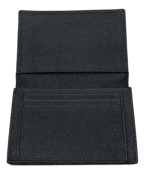 BVLGARI（ブルガリ）BVLGARI (ブルガリ) サークルロゴカードケース ブラックの古着・服飾アイテム
