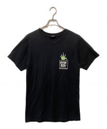 stussy（ステューシー）の古着「プリントTシャツ」｜ブラック