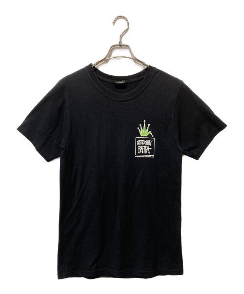 stussy（ステューシー）stussy (ステューシー) プリントTシャツ ブラック サイズ:Sの古着・服飾アイテム