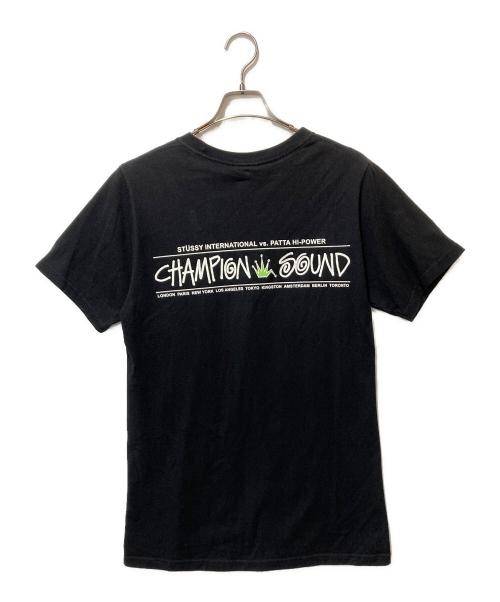 stussy（ステューシー）stussy (ステューシー) プリントTシャツ ブラック サイズ:Sの古着・服飾アイテム