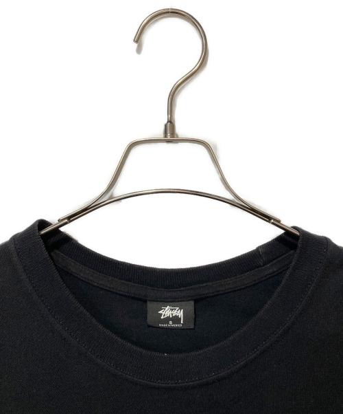 stussy（ステューシー）stussy (ステューシー) プリントTシャツ ブラック サイズ:Sの古着・服飾アイテム