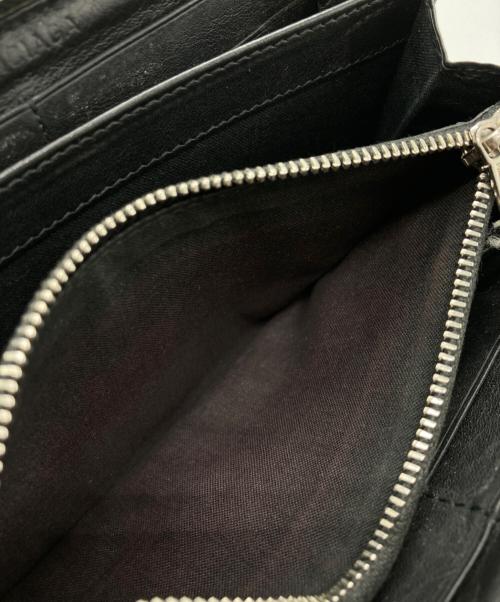 BALENCIAGA（バレンシアガ）BALENCIAGA (バレンシアガ) リーフ キルティング 長財布 ブラックの古着・服飾アイテム