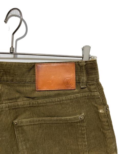 LOUIS VUITTON（ルイ ヴィトン）LOUIS VUITTON (ルイ ヴィトン) スリムフィットコーデュロイパンツ カーキ サイズ:28の古着・服飾アイテム