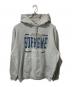 SUPREME（シュプリーム）の古着「Rhinestone Hooded Sweatshirt」｜グレー