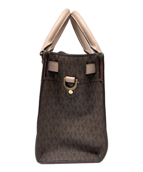 MICHAEL KORS（マイケルコース）MICHAEL KORS (マイケルコース) ハンドバッグ ブラウンの古着・服飾アイテム