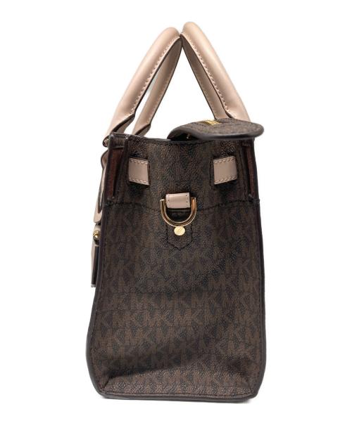 MICHAEL KORS（マイケルコース）MICHAEL KORS (マイケルコース) ハンドバッグ ブラウンの古着・服飾アイテム