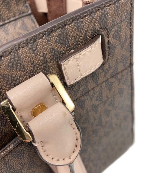 MICHAEL KORS（マイケルコース）MICHAEL KORS (マイケルコース) ハンドバッグ ブラウンの古着・服飾アイテム