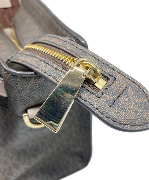 MICHAEL KORS（マイケルコース）MICHAEL KORS (マイケルコース) ハンドバッグ ブラウンの古着・服飾アイテム