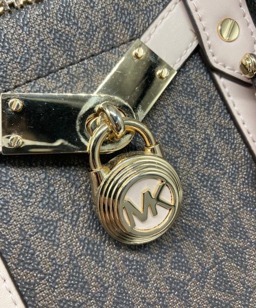 MICHAEL KORS（マイケルコース）MICHAEL KORS (マイケルコース) ハンドバッグ ブラウンの古着・服飾アイテム