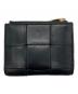 BOTTEGA VENETA (ボッテガベネタ) カセットスモールコンパクトイントレチャートウォレット ブラック：30000円