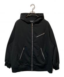 ZUCCA（ズッカ）の古着「ジップパーカー」｜ブラック