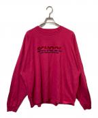 DAIRIKUダイリク）の古着「SCHOOL Embroidery Vintage Tee」｜ピンク
