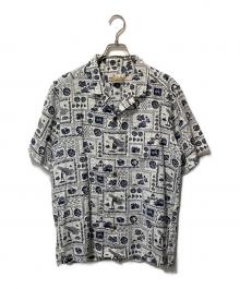 pataloha（パタロハ）の古着「オピヒマンアロハシャツ」｜ネイビー