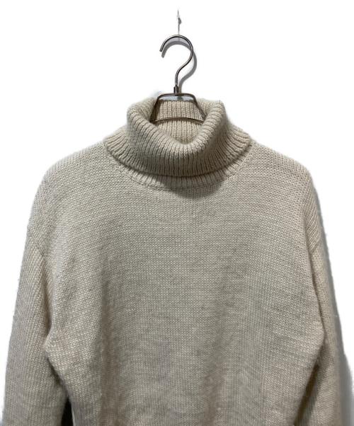 Midorikawa（ミドリカワ）Midorikawa (ミドリカワ) TURTLENECK ALPACA ホワイト サイズ:freeの古着・服飾アイテム