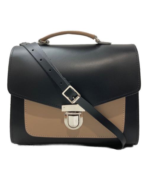 ZATCHELS（ザッチェルズ）ZATCHELS (ザッチェルズ) 2WAYバッグ ブラック×ベージュの古着・服飾アイテム