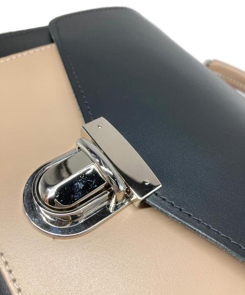 ZATCHELS（ザッチェルズ）ZATCHELS (ザッチェルズ) 2WAYバッグ ブラック×ベージュの古着・服飾アイテム