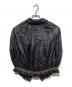 JUNYA WATANABE COMME des GARCONS ((ジュンヤワタナベ コムデギャルソン) チェーンデザイン丸襟キルティングベスト ブラック サイズ:XS：14000円