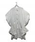 MM6 Maison Margiela（エムエムシックスメゾンマルジェラ）の古着「フロントジップワイドワンピース」｜ホワイト