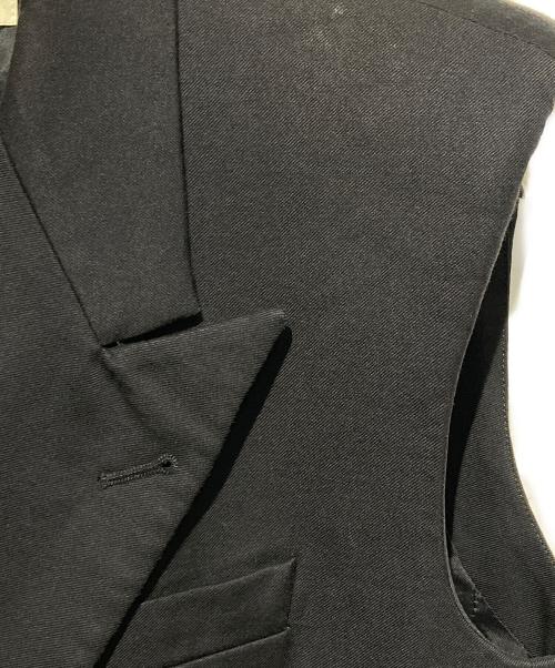 DRIES VAN NOTEN（ドリスヴァンノッテン）DRIES VAN NOTEN (ドリスヴァンノッテン) ダブルブレステッドロングベスト ブラック サイズ:36の古着・服飾アイテム
