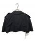 COMME des GARCONS HOMME PLUS (コムデギャルソンオムプリュス) カットオフトレンチジャケット ブラック サイズ:M：18000円