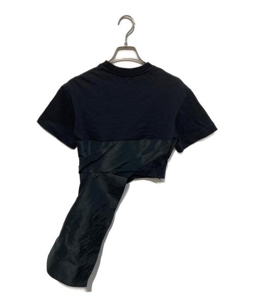 ALEXANDER McQUEEN（アレキサンダーマックイーン）ALEXANDER McQUEEN (アレキサンダーマックイーン) ドッキングカットソー ブラック サイズ:36の古着・服飾アイテム