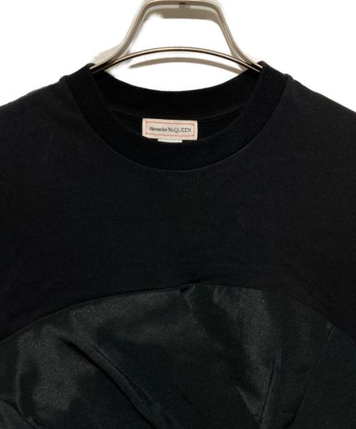 ALEXANDER McQUEEN（アレキサンダーマックイーン）ALEXANDER McQUEEN (アレキサンダーマックイーン) ドッキングカットソー ブラック サイズ:36の古着・服飾アイテム
