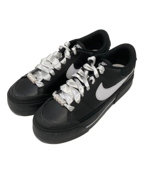 NIKE（ナイキ）NIKE (ナイキ) W COURT LEGACY LIFT LEウィメンズ コート レガシー リフト LE ブラック サイズ:25cmの古着・服飾アイテム