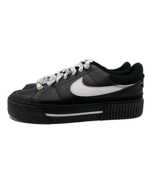 NIKE（ナイキ）NIKE (ナイキ) W COURT LEGACY LIFT LEウィメンズ コート レガシー リフト LE ブラック サイズ:25cmの古着・服飾アイテム