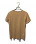 maison kitsune (メゾンキツネ) フォックスヘッドパッチクラシックTシャツ ベージュ サイズ:M：5000円